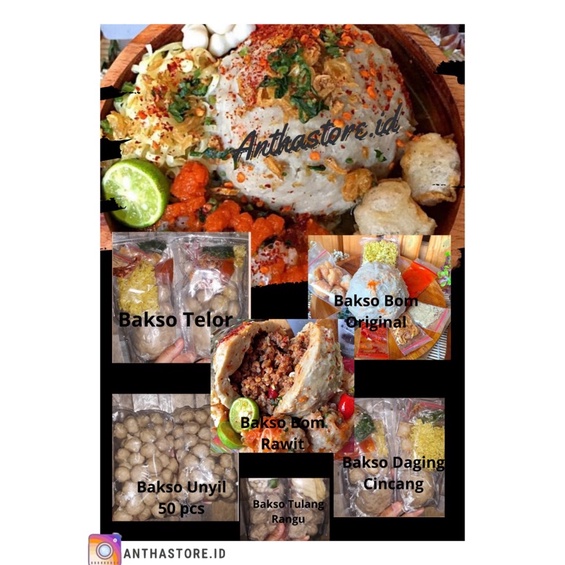 

Bakso BOM Ori/Rawit