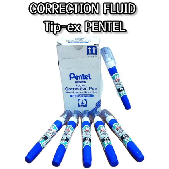 

Correction fluid Tip-ex cair tip-x Pentel ORIGINAL 1 pcs ZL-62W