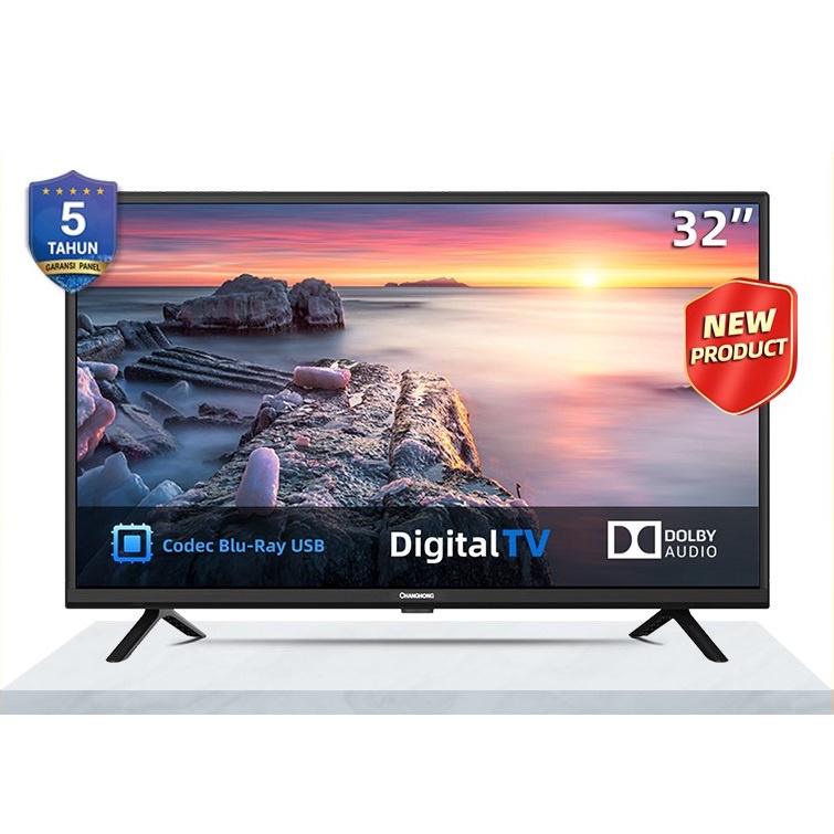 DIGITAL LED TV CHANGHONG L32G5W 32 INCH  HD TV HDMI USB