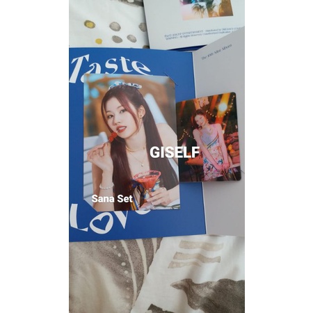 Twice - Taste of Love Lenticular Tasting Card