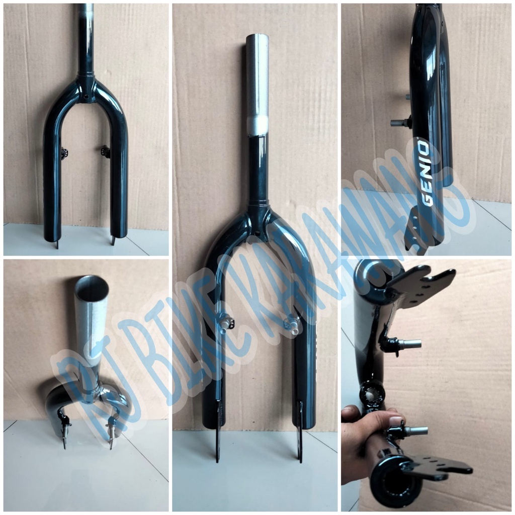 FORK SEPEDA 20 INCH BMX GENIO 01 DRAT BLACK