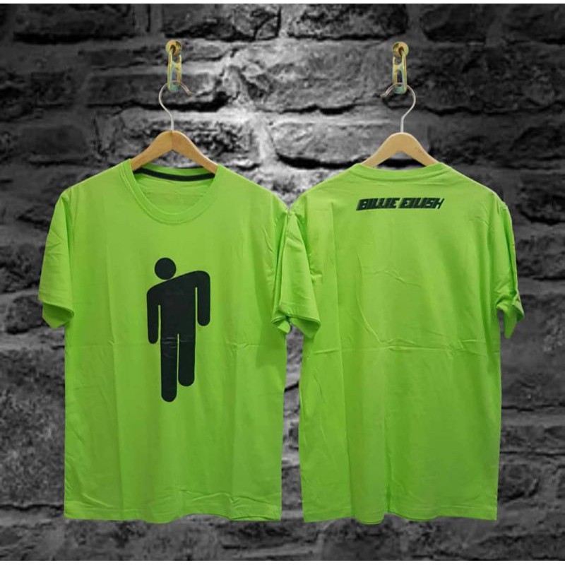 kaos terbaru pria GDT BILLIE EILLIS HIJAU/GUBALLO STORE/KAOS MOTIF PRIA/KAOS KASUAL/ATASAN PRIA
