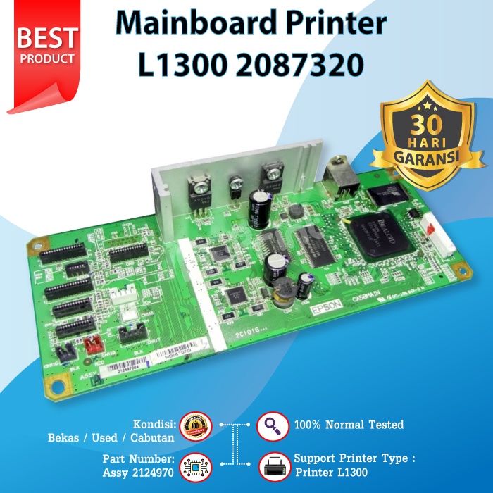 Mainboard Printer Epson L1300 L-1300, Motherboard Epson L1300 l1300