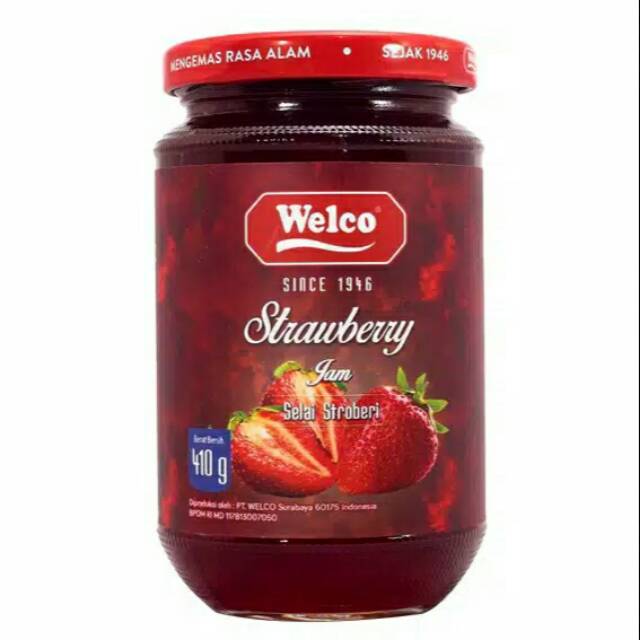 

WELCO Strawberry Jam (Selai Strawberry) 250gr & 370gr