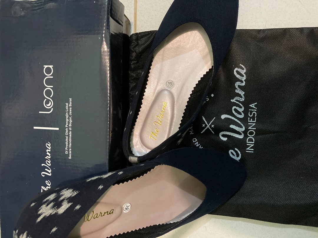 Promo Black Sale Khusus Order Po The Warna Flatshoes Sepatu Batik Wanita