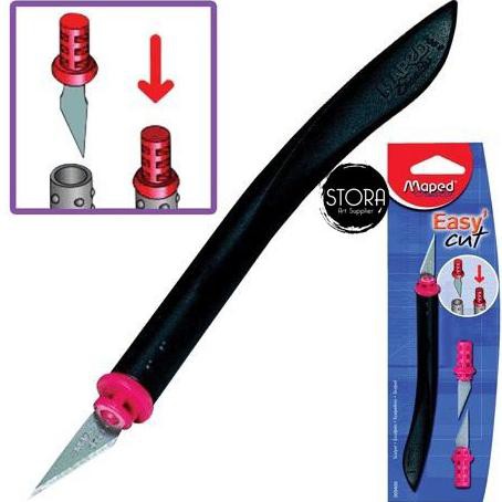 

Produk Terbaik] Maped Easy Cut Scalpel For Crafting - Art Knife - Paper Cutter