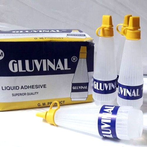 

LEM KERTAS GLUVINAL KECIL 22 ml (1 PAK ISI 24 PCS) GROSIR