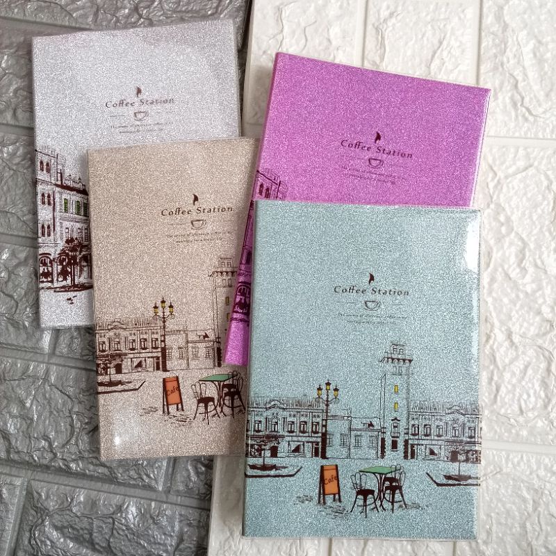 

Notebook Glitter A5 (Coffee Station)