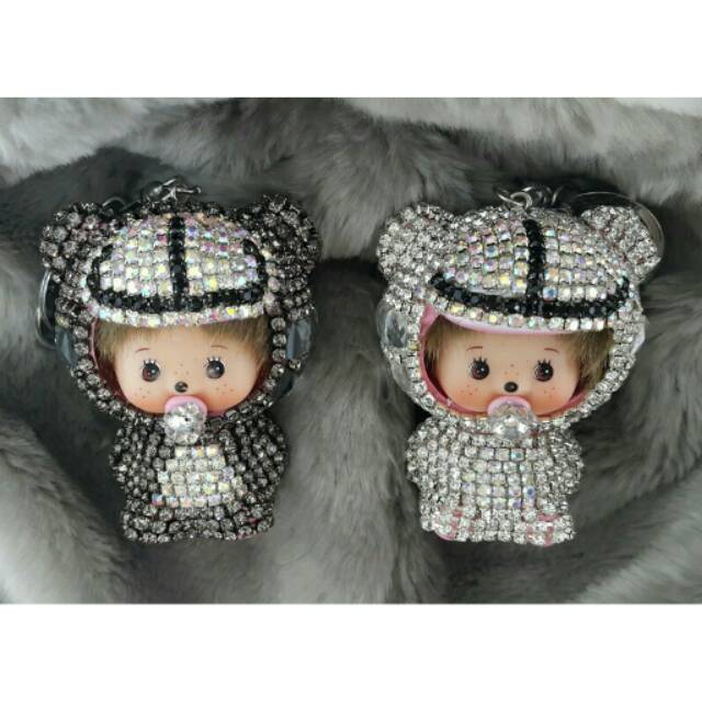 Gantungan Monchichi Monkey Bagcharm