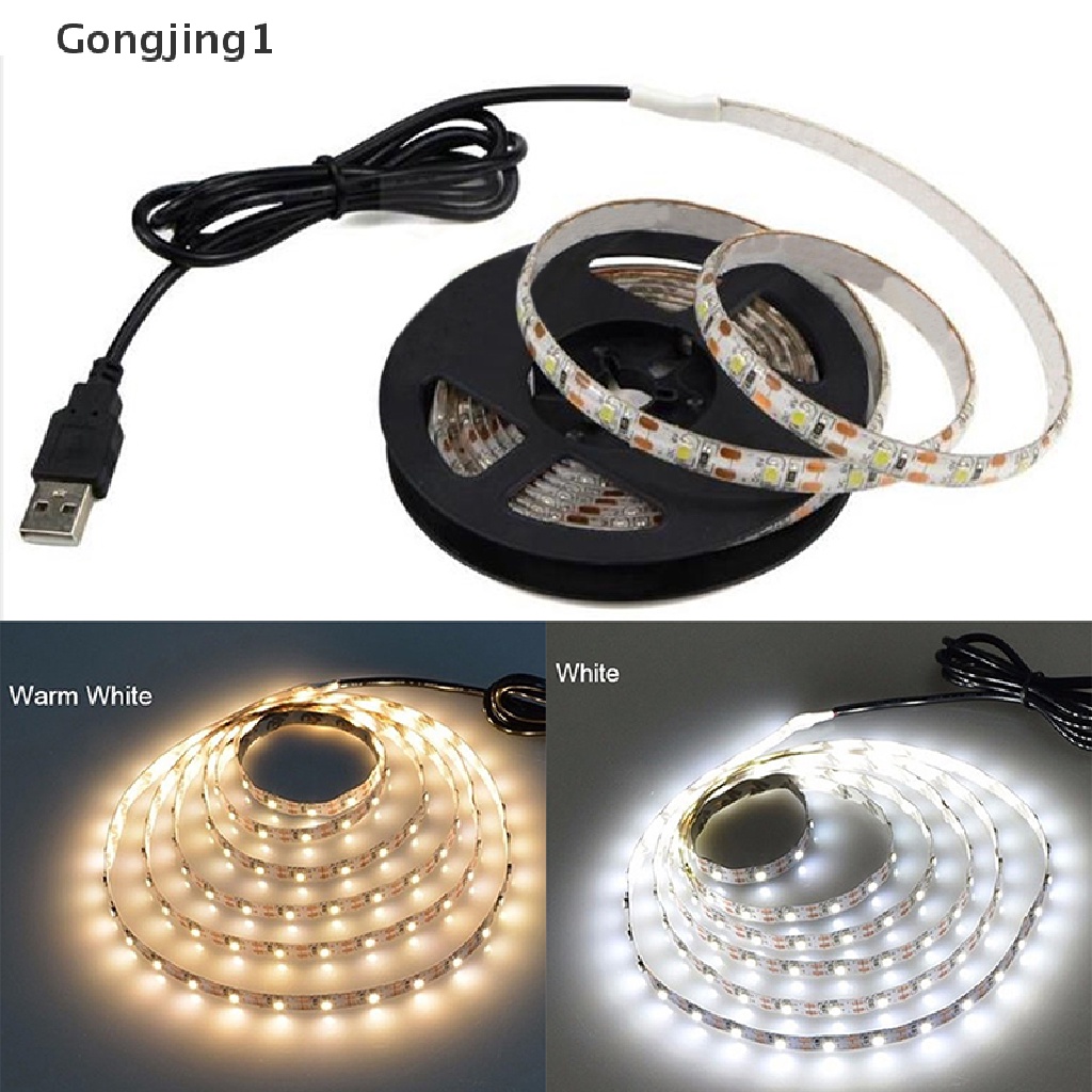 Gongjing1 Lampu Strip LED 5V Dengan Port USB Untuk Dekorasi TV