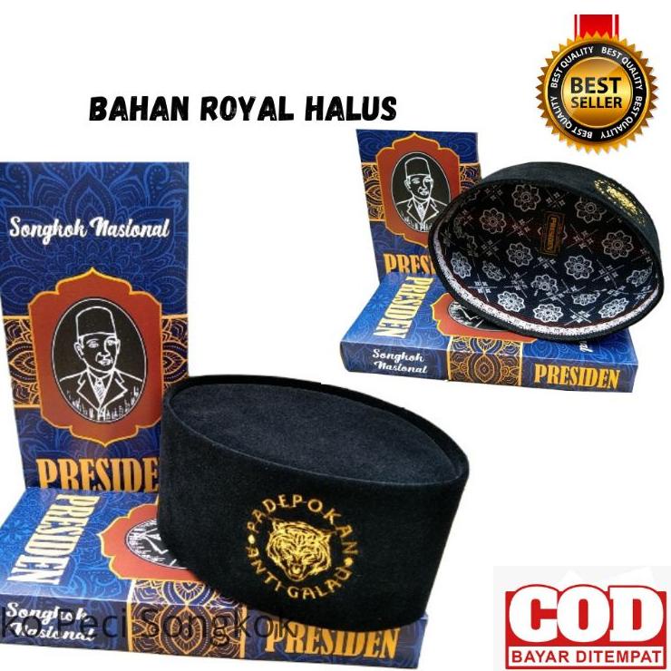 Grosir Khusus Peci Kang Ujang Bustomi Terbaru Bahan Royal Peci Songkok Padepokan Anti Galau