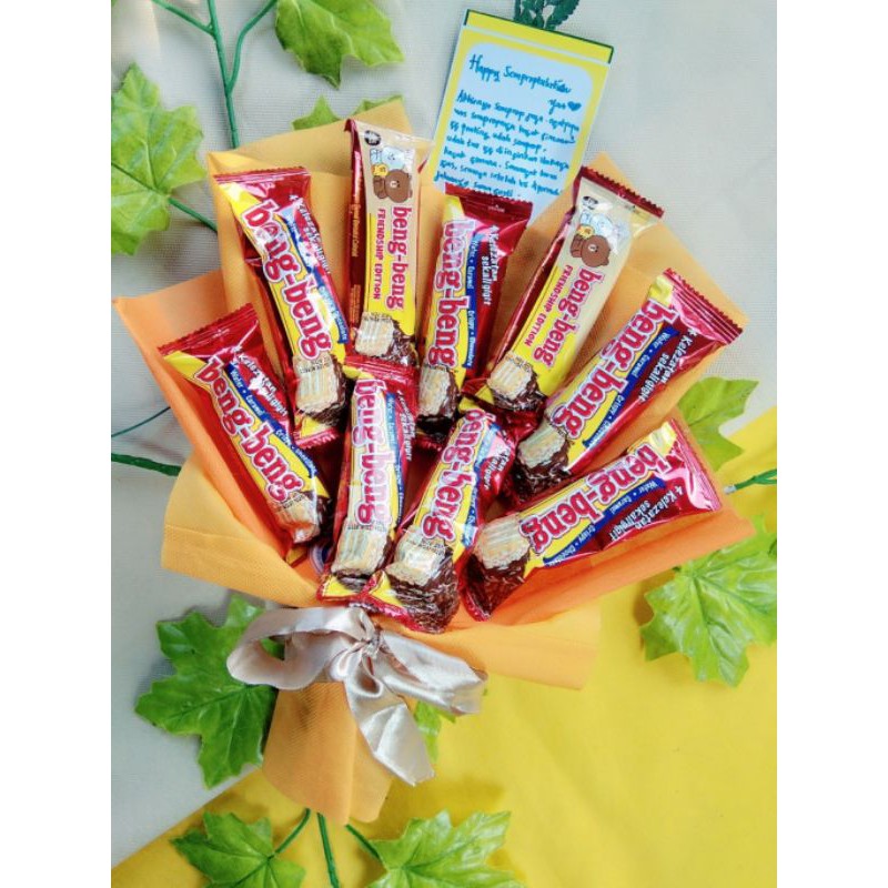 Buket Snack, Buket Coklat, Flowers Bouquet, Snack Bouquet, Parcel Snack