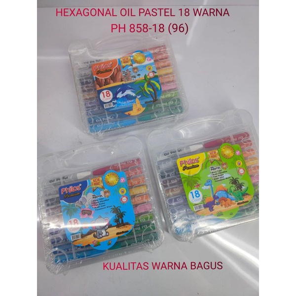 

Hexa Oil Pastel Philos set 18 / Oil Pastel Philos 18 warna