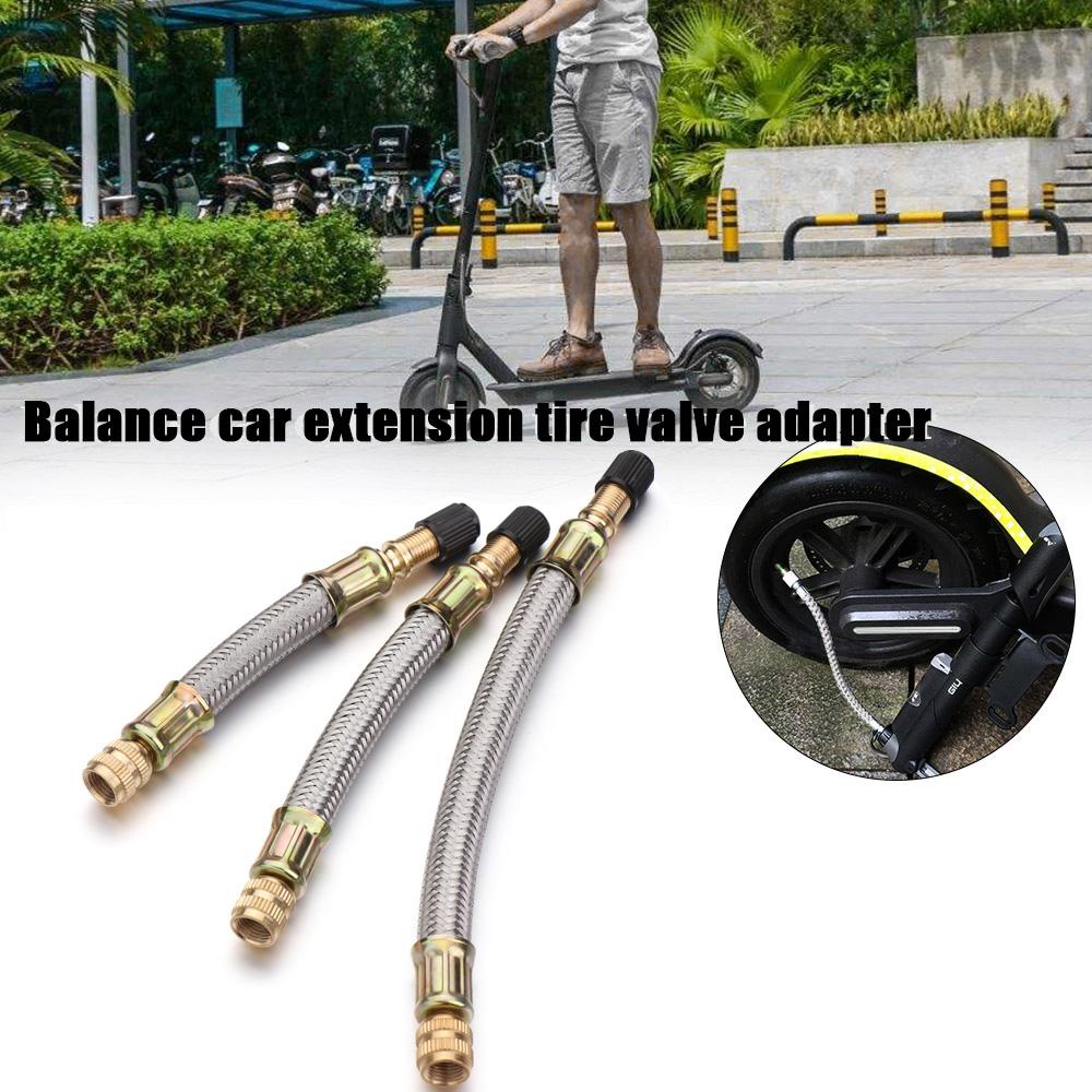 Suyo Dipanjangkan Nozzle Mini Portable Skateboard Alat Bersepeda MTB Sepeda Aksesoris Skuter Katup Adaptor