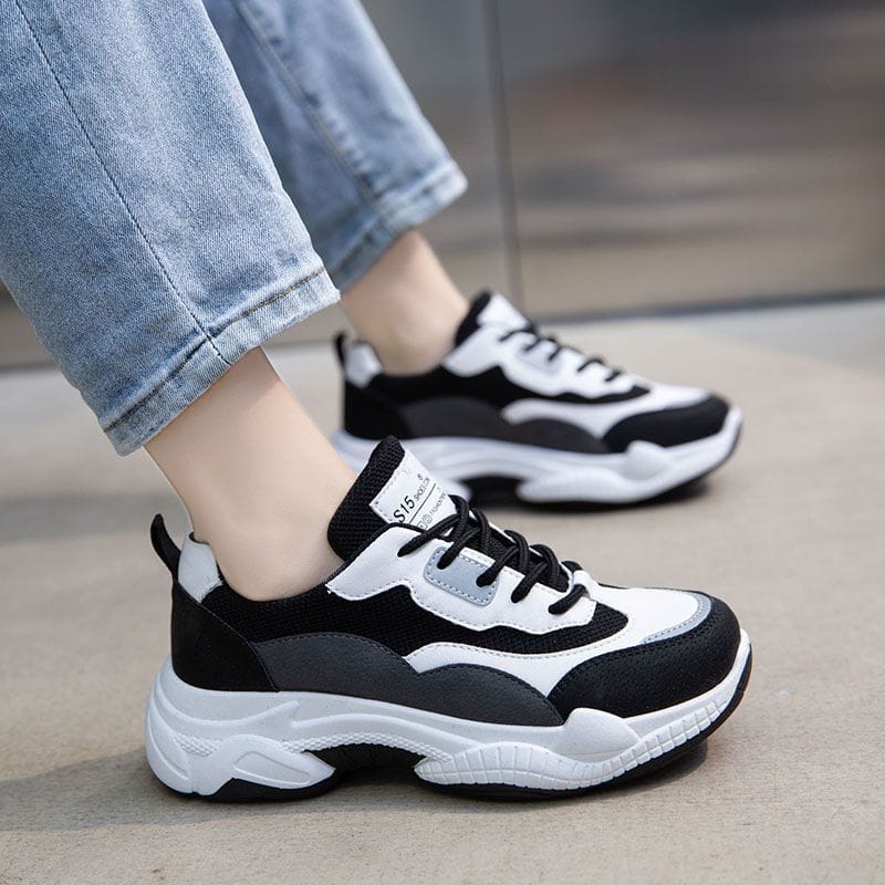 IDEALIFESHOES SEPATU SNEAKERS FASHION WANITA KOREA IMPORT COD