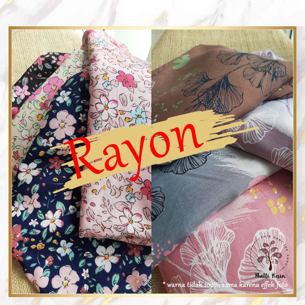 MUKA Fashion IG kain rayon viscose 30 s print reactive