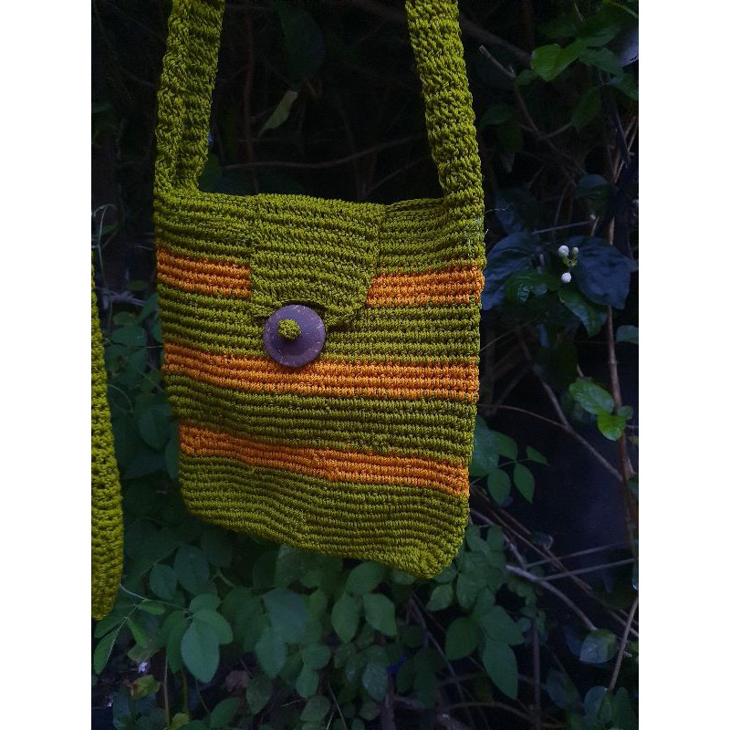Jual Tas Rajut Sling Bag (Handmade) | Shopee Indonesia