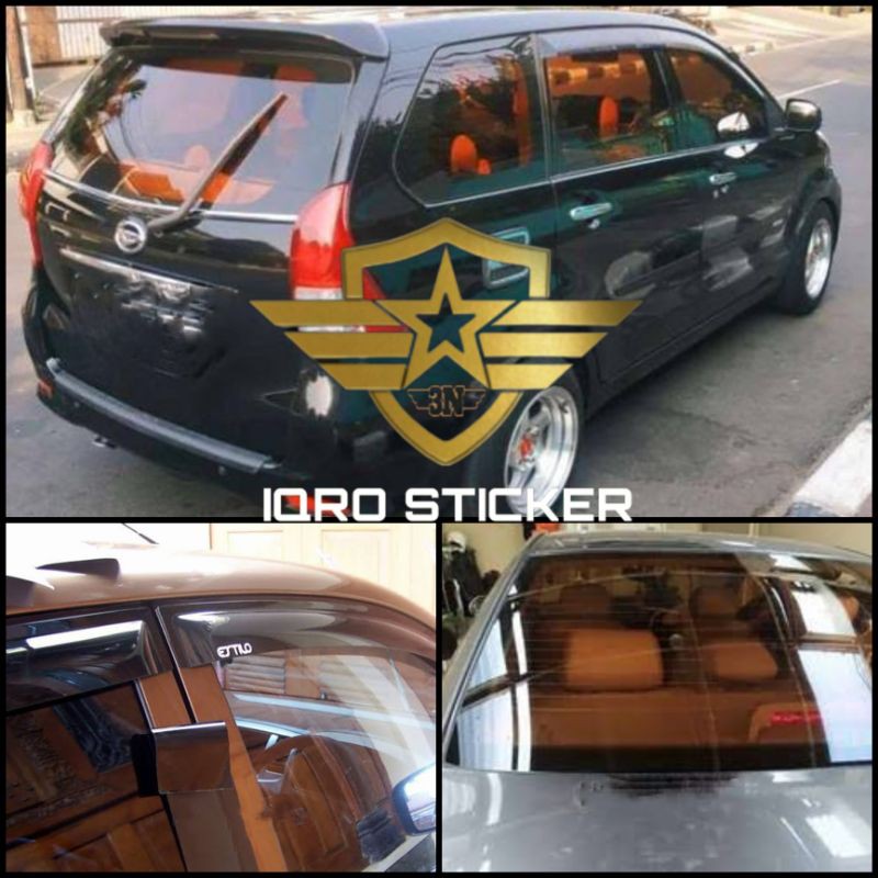 Sticker kaca film riben coklat 60% / Sticker anti gores kaca mobil / sticker riben coklat