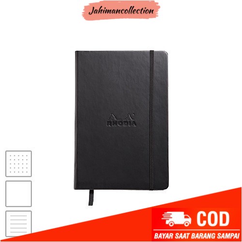 

✨ BISA COD ✨ Rhodia Webbie Webnotebook A5 Notebook Fountain Pen Paper 90gsm Tomoe - polkadot