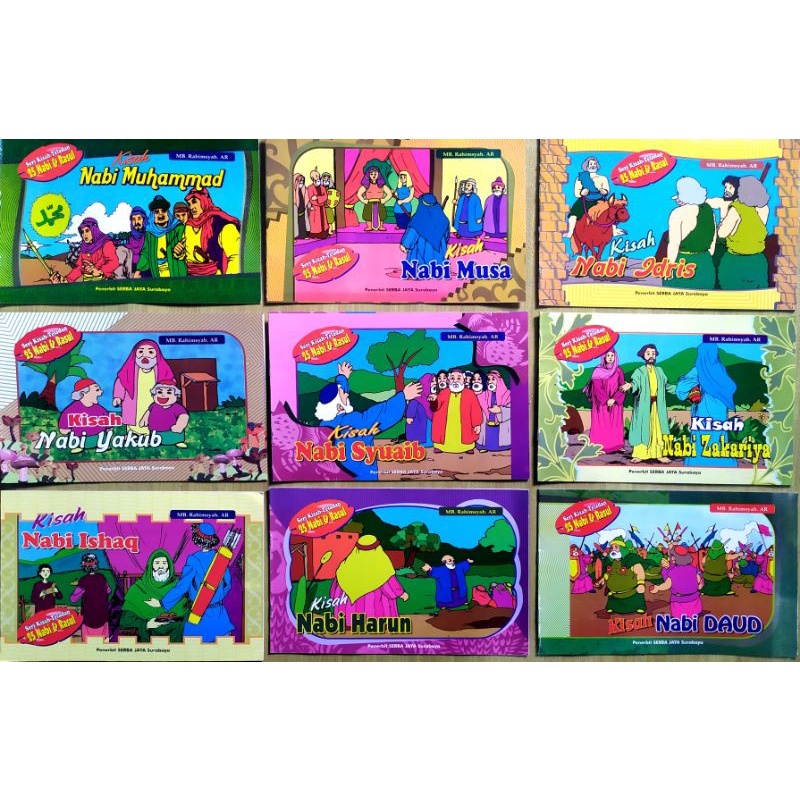 1 SET BUKU CERITA KISAH NABI-NABI BUKU CERITA 25 NABI BUKU CERITA ANAK BUKU ANAK-ANAK