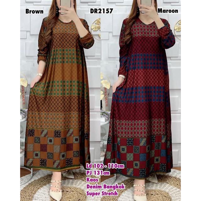 DRES KAOS DENIM BANGKOK DR2157