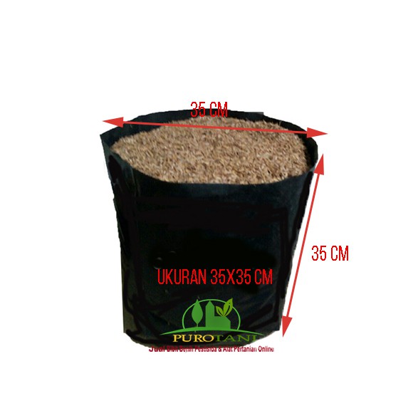 Polibek 35cmx35cm Pot Polybag 35x35  PE 1KG