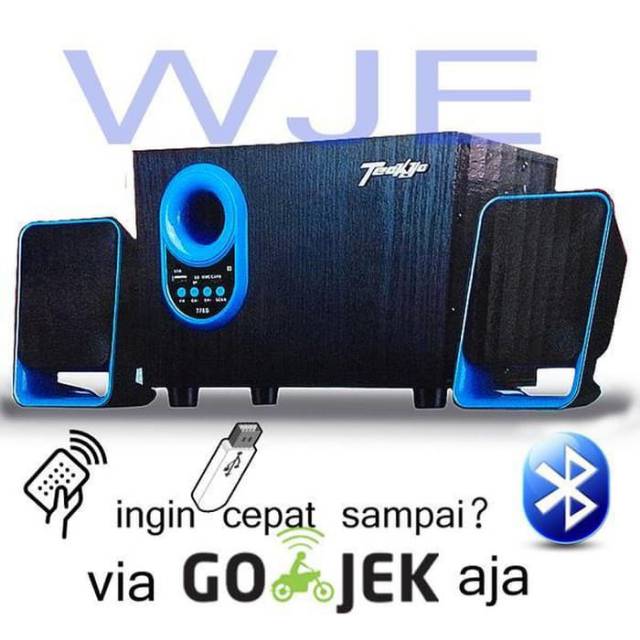 Speaker Bluetooth Gmc Teckyo 778b Suara Super Bass Terbaik Shopee Indonesia