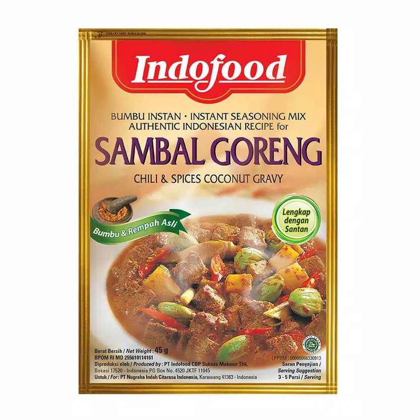 Indofood Bumbu Sambal Goreng Instant 45 gr