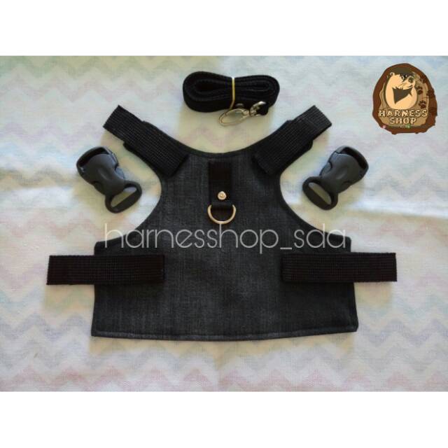 Tali tuntun / harness rompi / harness untuk musang, otter dan kucing