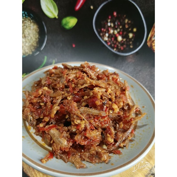 sambal sachet cumi/roa/cakalang/paru/jengkol/tongkol/teri/bawang/terasi