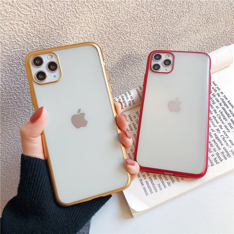 case iPhone 6 7 8plus X XS XR MAX 11Pro Max galvanized matte TPU