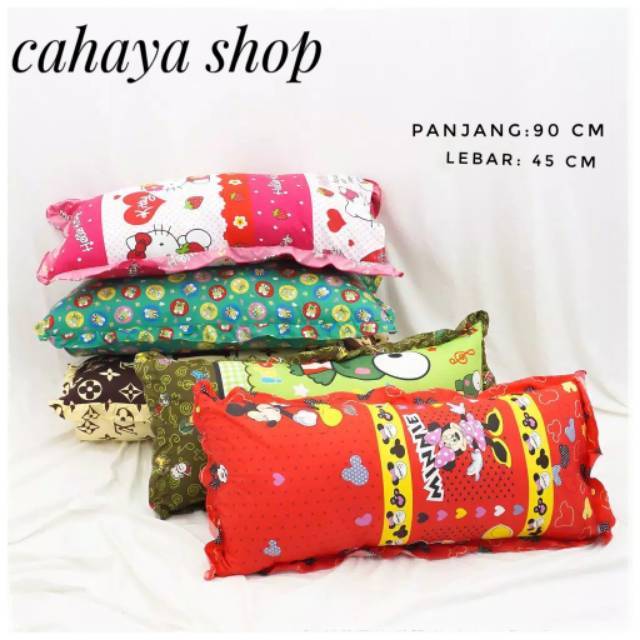 Bantal Cinta | Jumbo | Bantal Panjang Brendis ukuran 45x90 cm