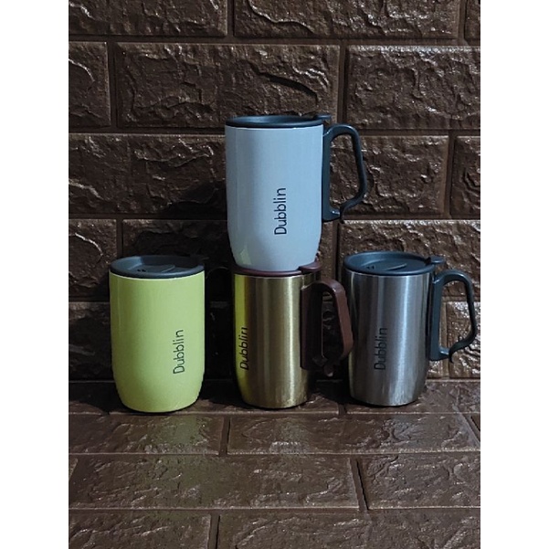 MUG / GELAS / CANGKIR KOPI TAHAN PANAS DUBBLIN 350ml STAINLESS STEEL