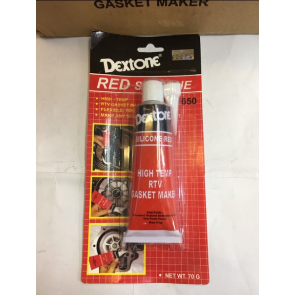 

LEM SEALANT SILEN SILLENT SILLEN LEM AUTOMOTIF DEXTONE AUTOSEALER 70 GR 70GR WARNA MERAH RED COLOR