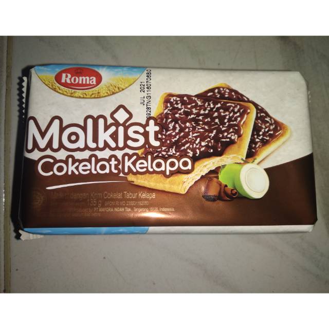 

Malkist roma coklat kelapa