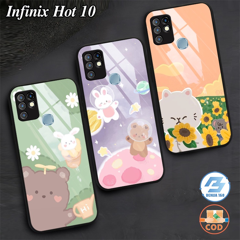 Benua Case - Case CARTOON Infinix Hot 10 - Case Hp Infinix Hot 10 - Kesing Hp Infinix Hot 10 - Softc