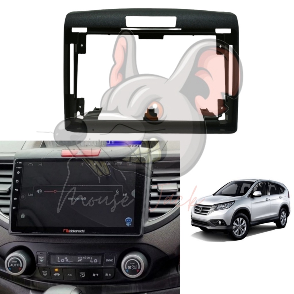 Frame Headunit Android 9 inch Honda CRV Gen 4 2012-2016