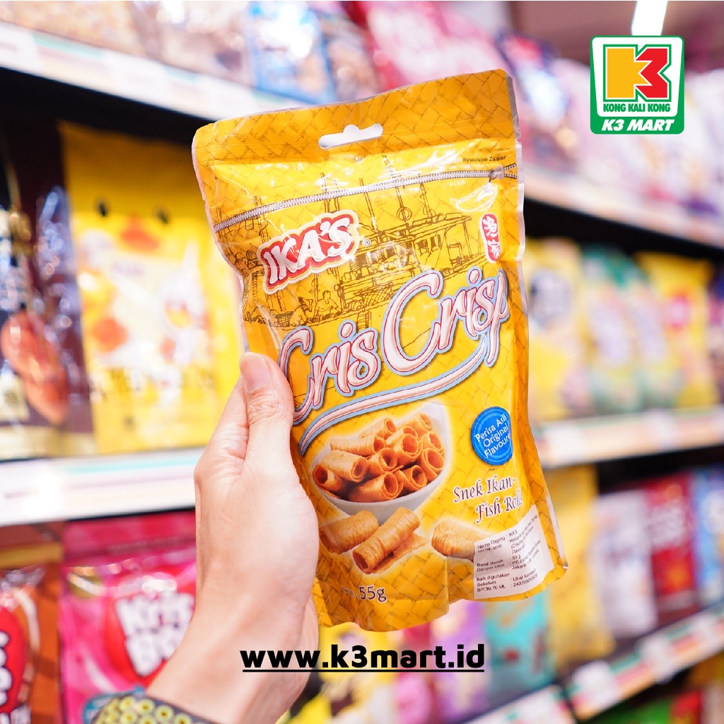 

Ikas Cris Crisp Fish Rolls Original 55gr
