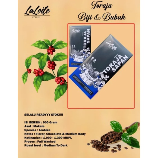 Kopi Toraja Sapan 900gr Ground(bubuk)