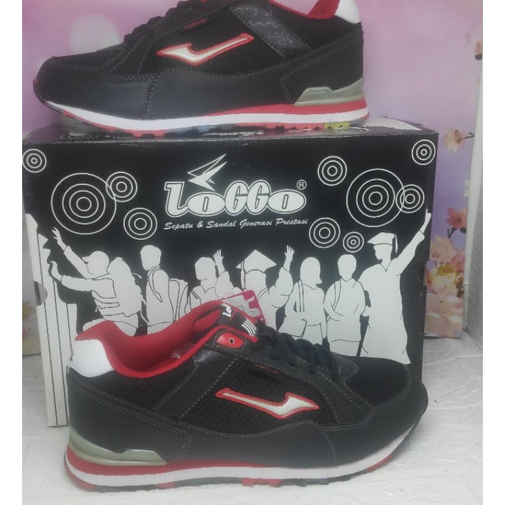 SEPATU JOGGING STAR DUST merk LOGGO 38-43 harga obrall di bandrol 199900