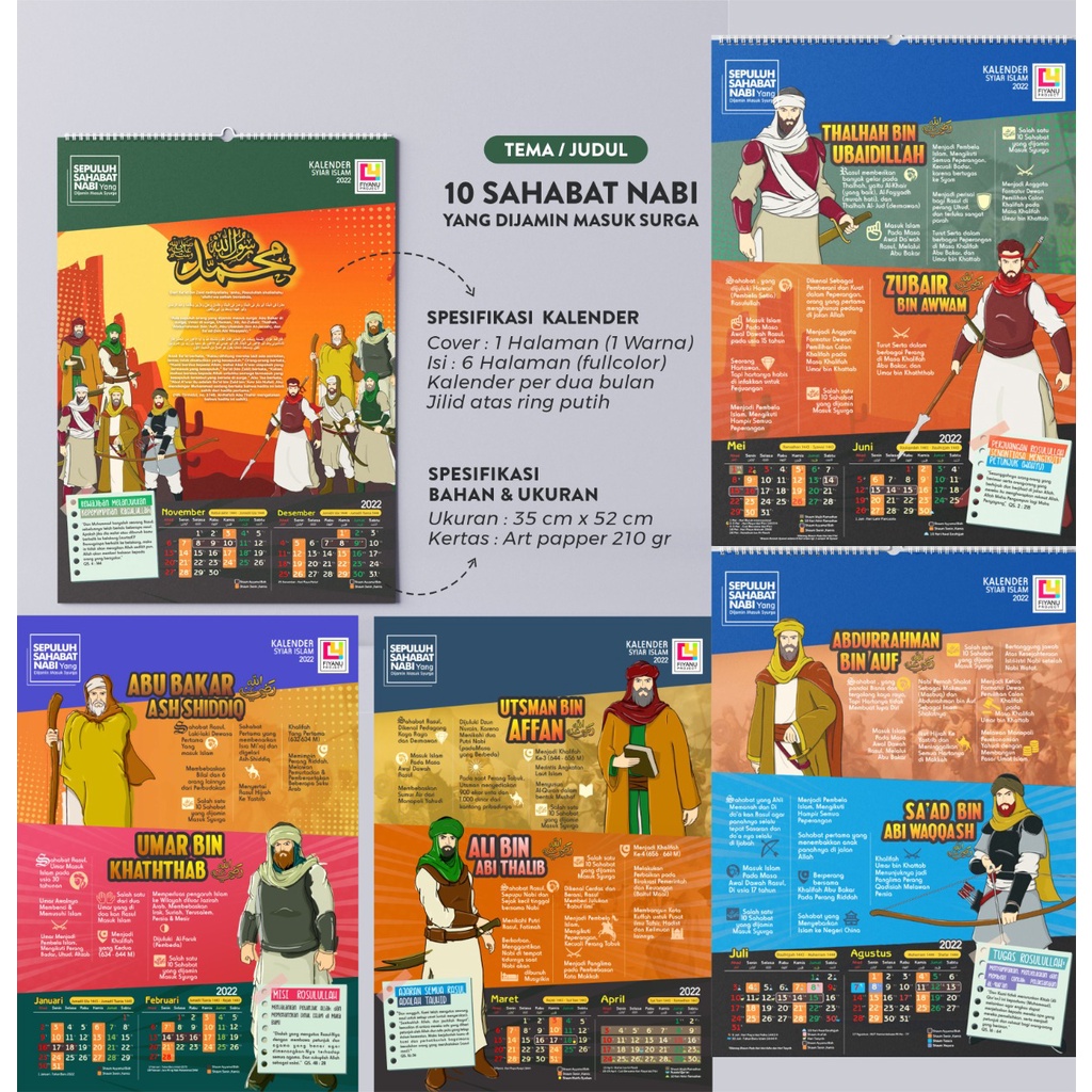 

Kalender Aesthetic Islam 2022