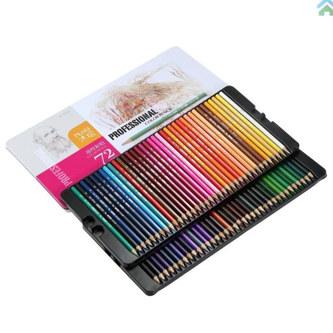 

[IN STOCK] PROFESSIONAL 72 COLORED PENCILS SET ART OIL COLOR PENCILS DSF5456465