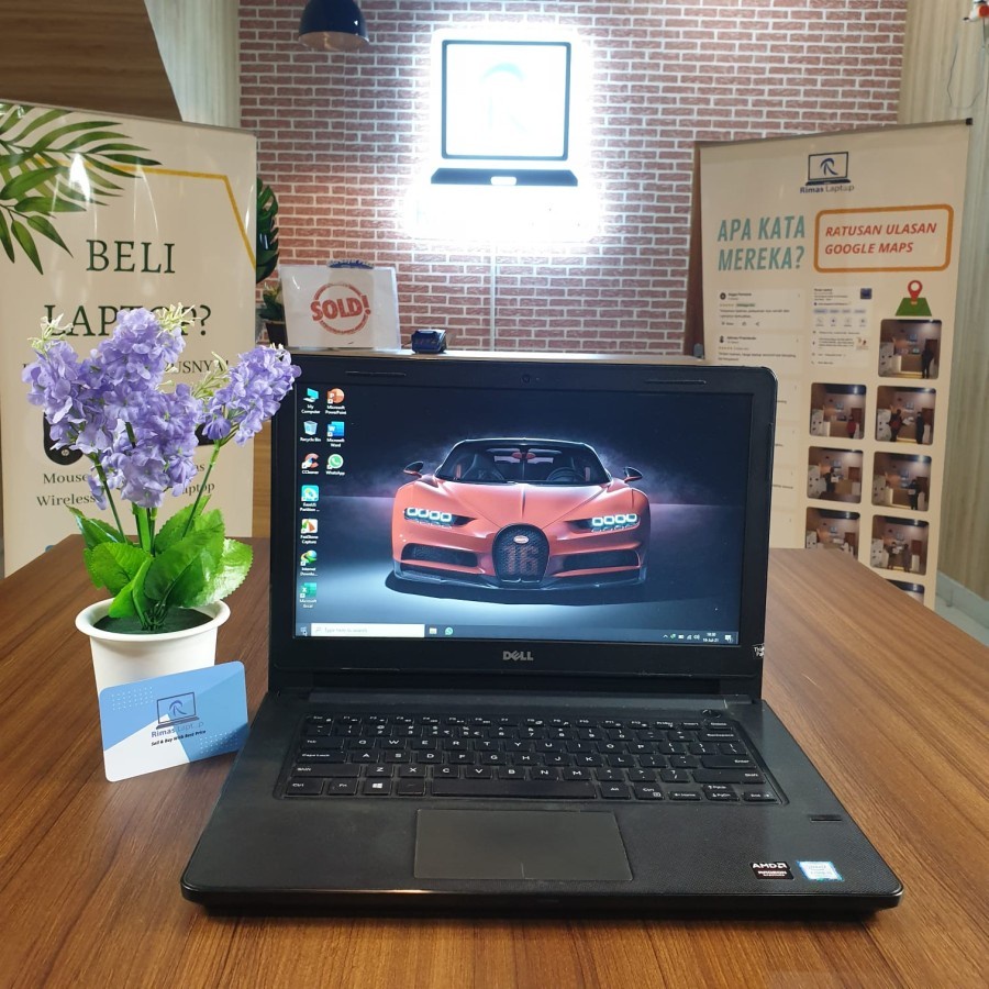 Laptop Dell Latitude i7 RAM 8GB SSD 256GB Bekas  Second