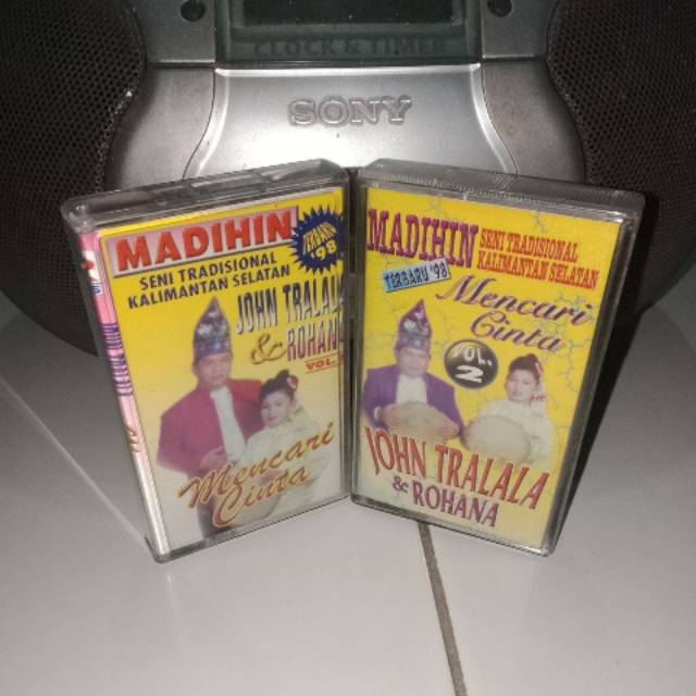 Kaset Pita Madihin ( Seni Tradisional Kalimantan Selatan  ) John Tralala & Rohana - Sepaket