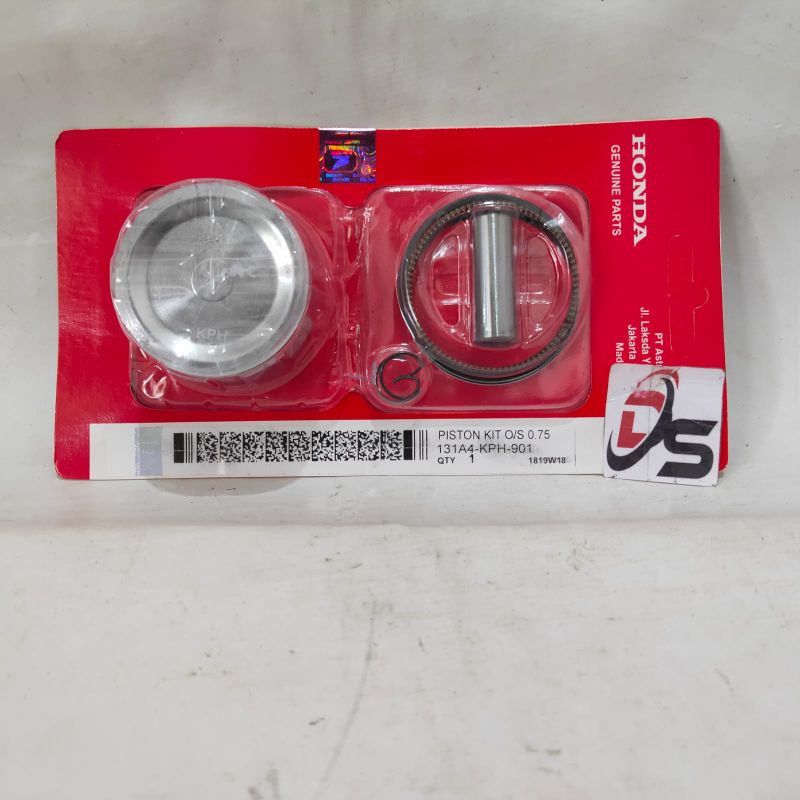 Piston kit Supra x 125 karisma Kirana KPH OS-75 . ukuran piston 75