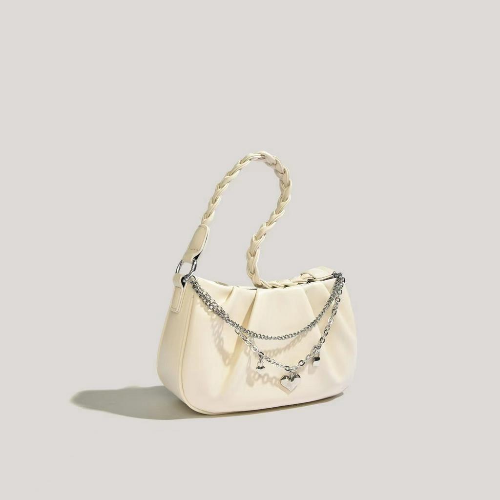 Niche design small bag Lucky Symbol  women's bag new summer high-quality texture Messenger bag chain lipit shoulder armpit bag
