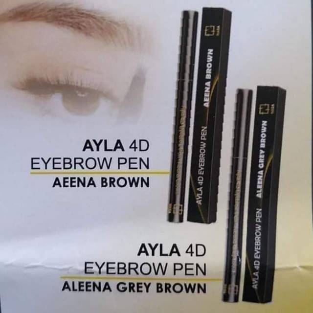 AYLA 4D EYEBROW pen AEENA BROWN