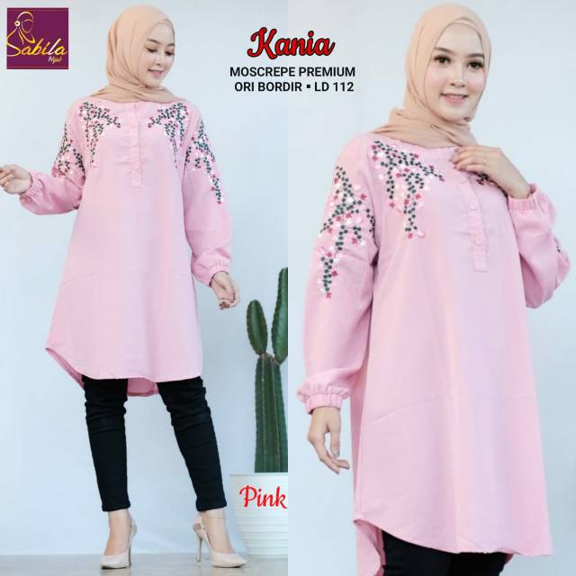 Kania Tunik Bordir/ Jumbo Tunik Bordir/ Tunik Bigsize