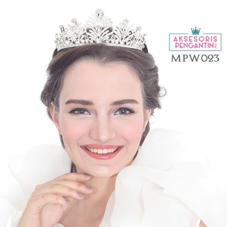 [TOKO TERPERCAYA] AKSESORIS WANITA MAHKOTA WEDDING HEADPIECE PENGANTIN MPW023