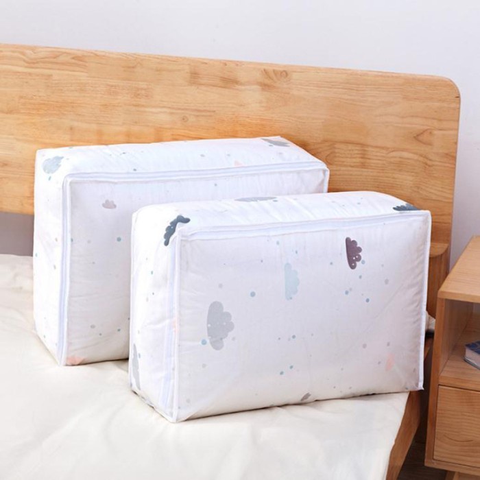 Storage Box  Selimut,Pakaiian Storage Bag Quilt Bag Tempat Penyimpanan Selimut Anti Air-PEVA-SC12